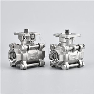 3PC High Platform Threaded Ball Valve